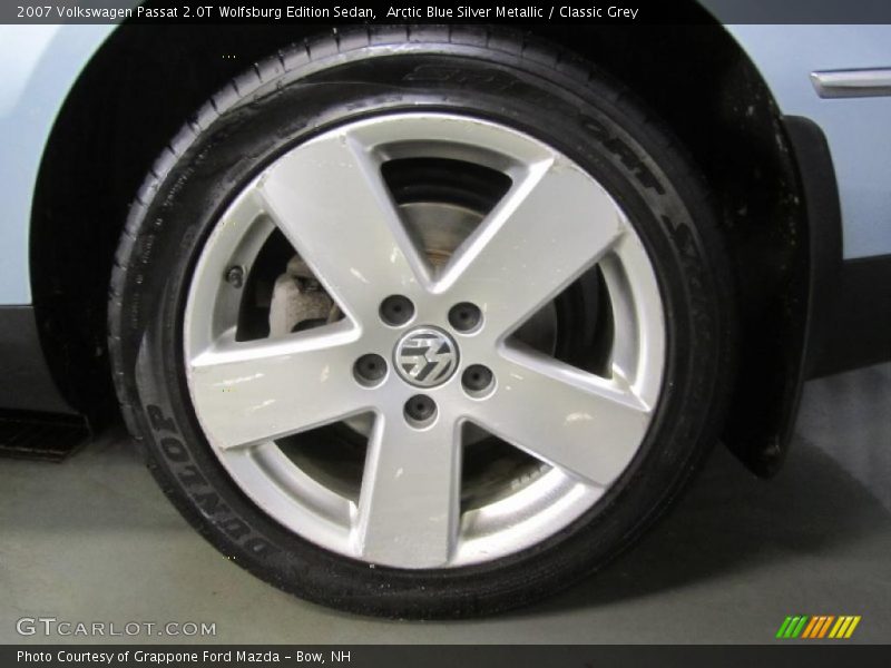 Arctic Blue Silver Metallic / Classic Grey 2007 Volkswagen Passat 2.0T Wolfsburg Edition Sedan