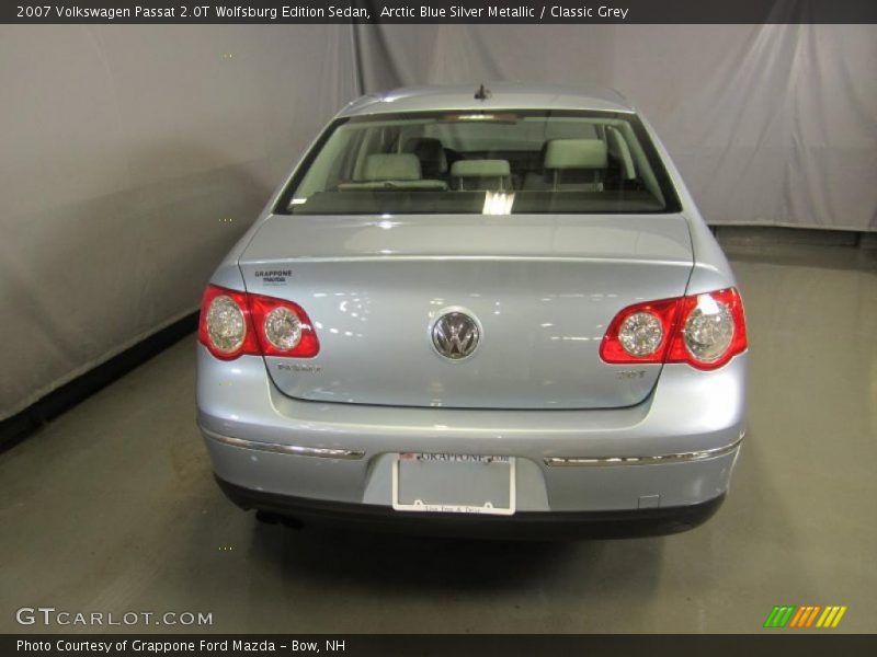 Arctic Blue Silver Metallic / Classic Grey 2007 Volkswagen Passat 2.0T Wolfsburg Edition Sedan
