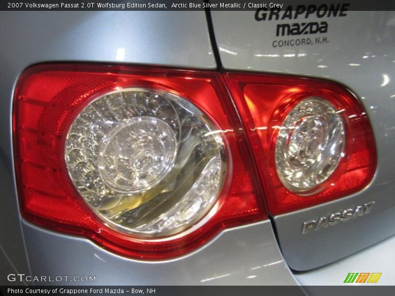 Arctic Blue Silver Metallic / Classic Grey 2007 Volkswagen Passat 2.0T Wolfsburg Edition Sedan