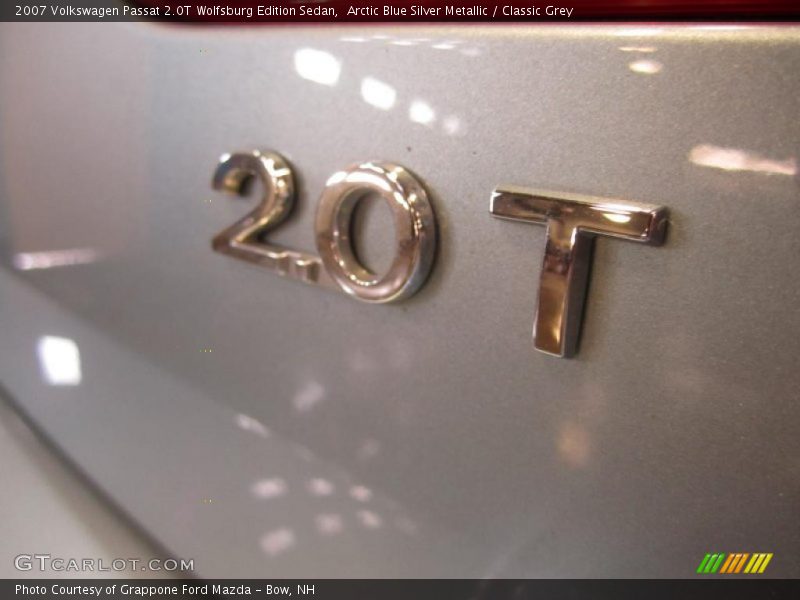 Arctic Blue Silver Metallic / Classic Grey 2007 Volkswagen Passat 2.0T Wolfsburg Edition Sedan