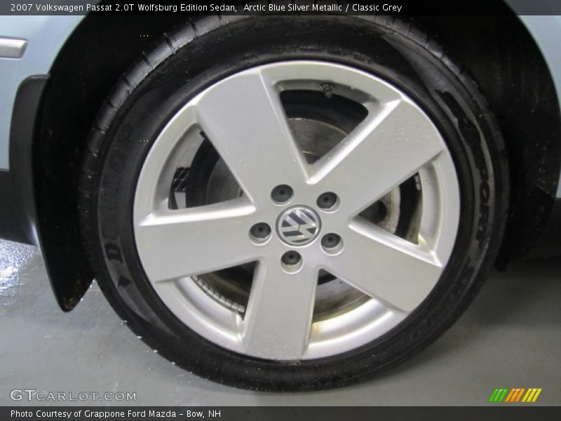 Arctic Blue Silver Metallic / Classic Grey 2007 Volkswagen Passat 2.0T Wolfsburg Edition Sedan