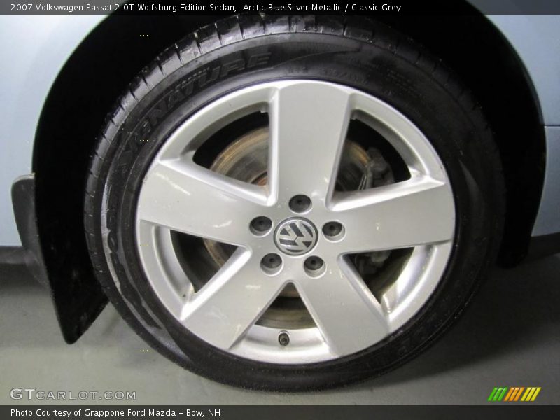 Arctic Blue Silver Metallic / Classic Grey 2007 Volkswagen Passat 2.0T Wolfsburg Edition Sedan