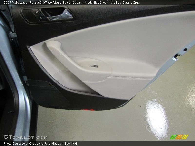 Arctic Blue Silver Metallic / Classic Grey 2007 Volkswagen Passat 2.0T Wolfsburg Edition Sedan