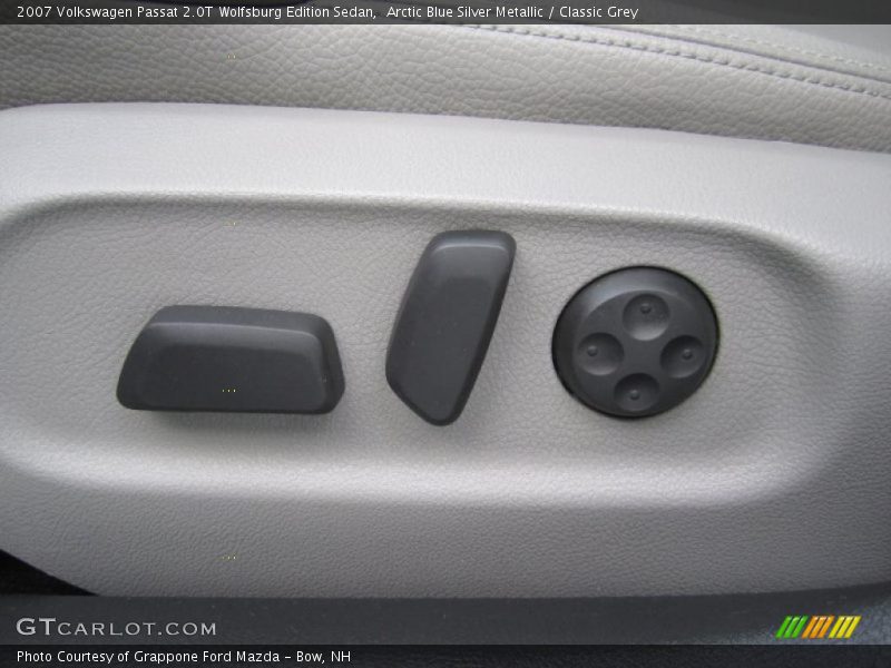 Arctic Blue Silver Metallic / Classic Grey 2007 Volkswagen Passat 2.0T Wolfsburg Edition Sedan