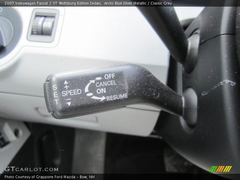 Arctic Blue Silver Metallic / Classic Grey 2007 Volkswagen Passat 2.0T Wolfsburg Edition Sedan