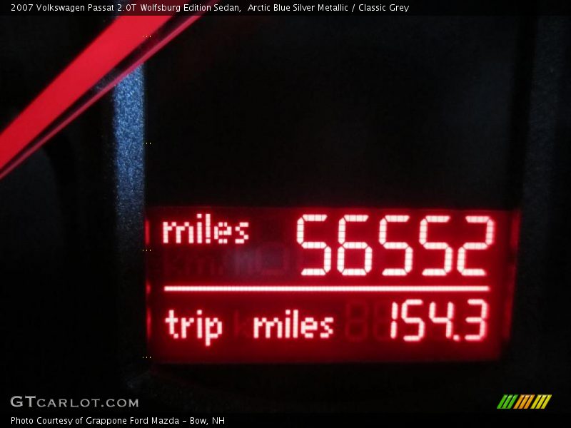 Arctic Blue Silver Metallic / Classic Grey 2007 Volkswagen Passat 2.0T Wolfsburg Edition Sedan