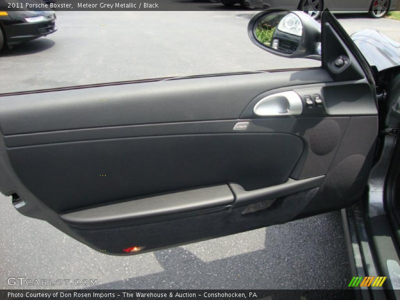 Meteor Grey Metallic / Black 2011 Porsche Boxster