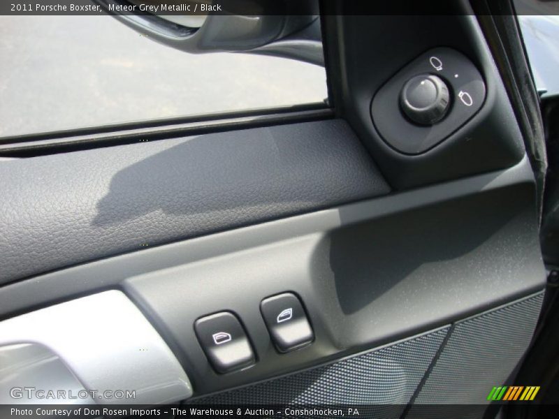 Meteor Grey Metallic / Black 2011 Porsche Boxster