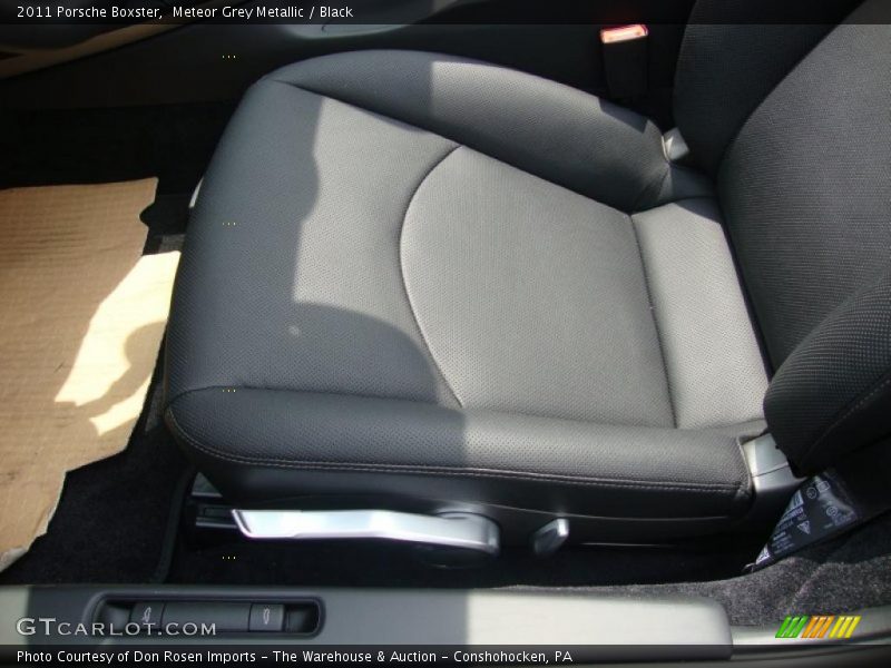 Meteor Grey Metallic / Black 2011 Porsche Boxster