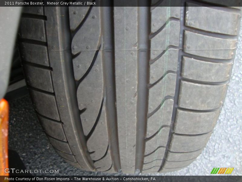 Meteor Grey Metallic / Black 2011 Porsche Boxster