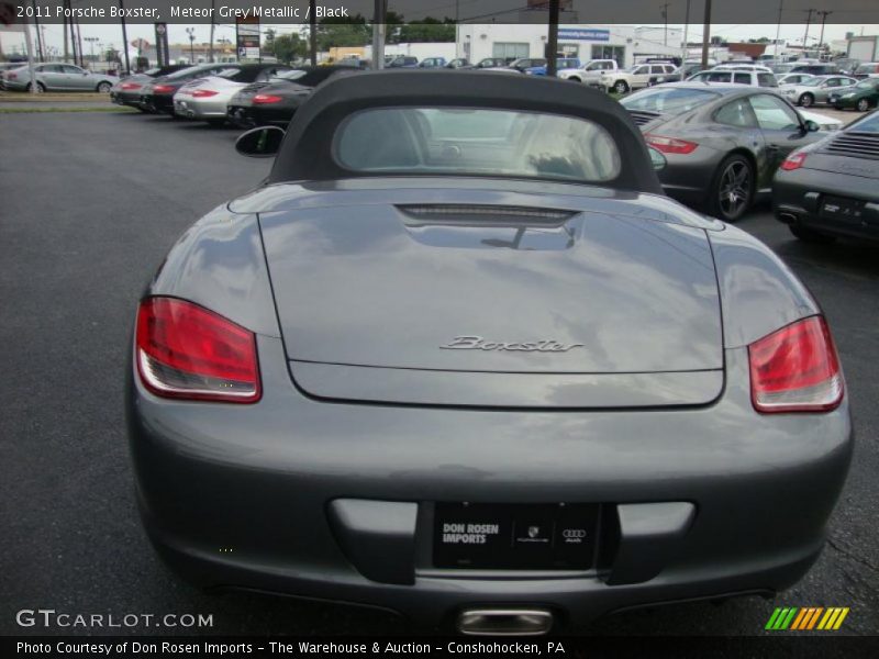 Meteor Grey Metallic / Black 2011 Porsche Boxster