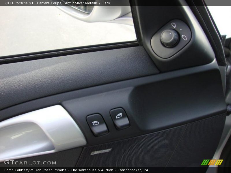 Arctic Silver Metallic / Black 2011 Porsche 911 Carrera Coupe