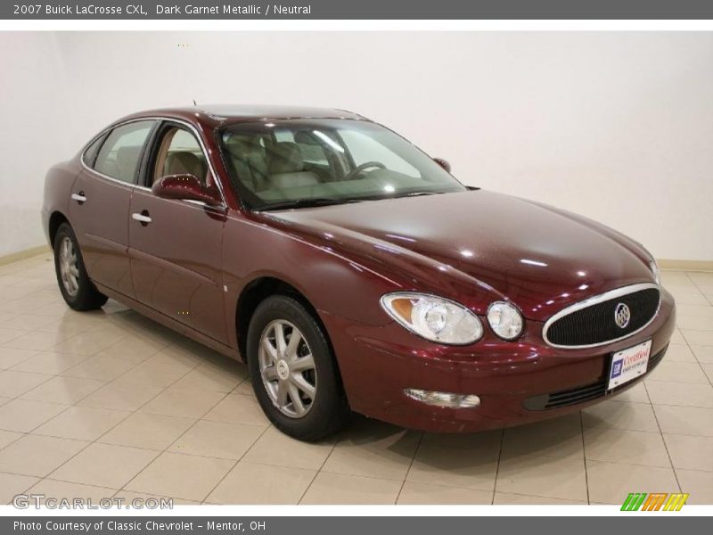 Dark Garnet Metallic / Neutral 2007 Buick LaCrosse CXL