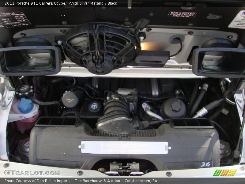 2011 911 Carrera Coupe Engine - 3.6 Liter DFI DOHC 24-Valve VarioCam Flat 6 Cylinder