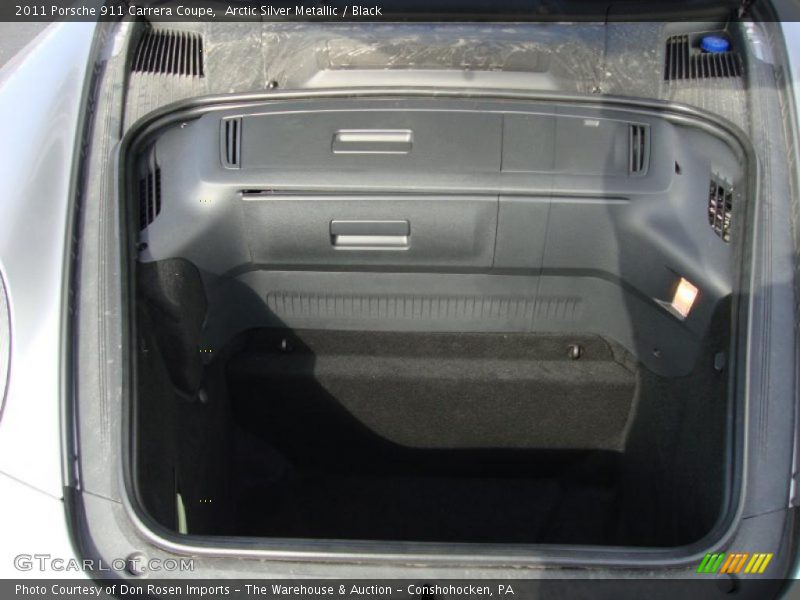 Arctic Silver Metallic / Black 2011 Porsche 911 Carrera Coupe