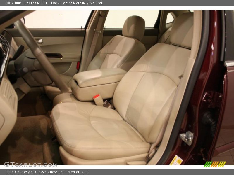 Dark Garnet Metallic / Neutral 2007 Buick LaCrosse CXL