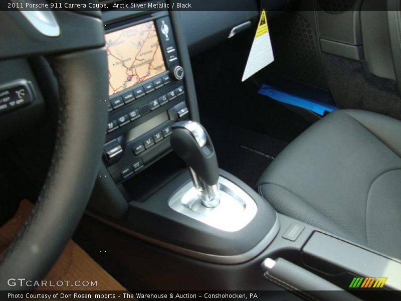 Arctic Silver Metallic / Black 2011 Porsche 911 Carrera Coupe
