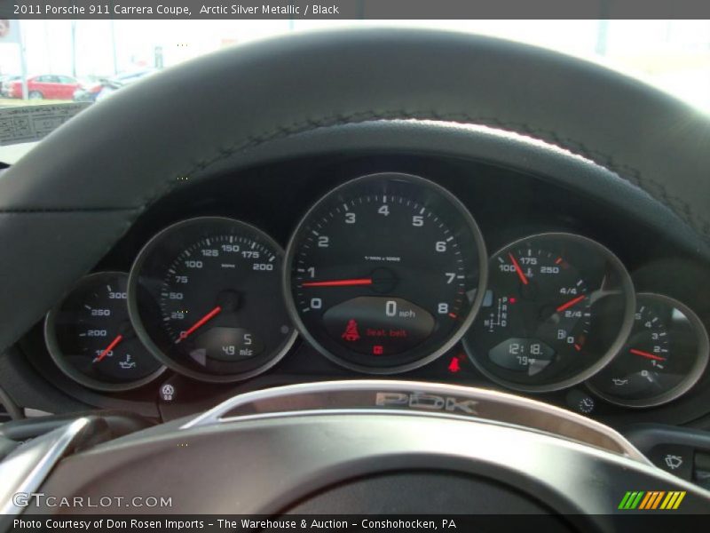  2011 911 Carrera Coupe Carrera Coupe Gauges