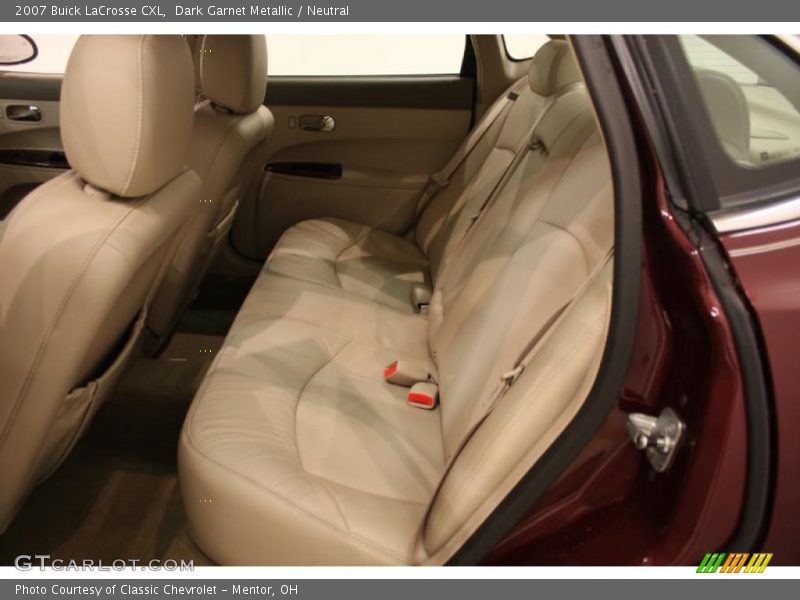 Dark Garnet Metallic / Neutral 2007 Buick LaCrosse CXL