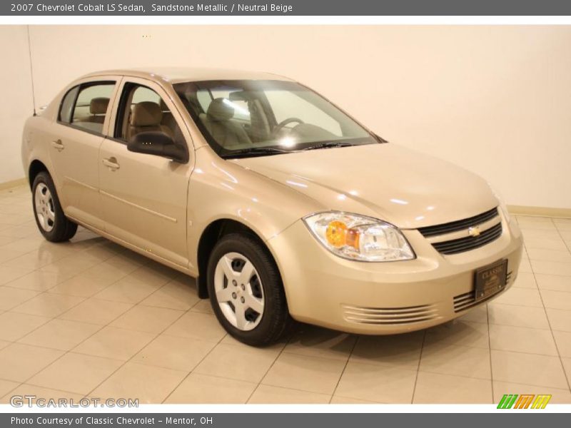Sandstone Metallic / Neutral Beige 2007 Chevrolet Cobalt LS Sedan