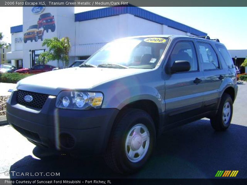Titanium Green Metallic / Medium/Dark Flint 2006 Ford Escape XLS