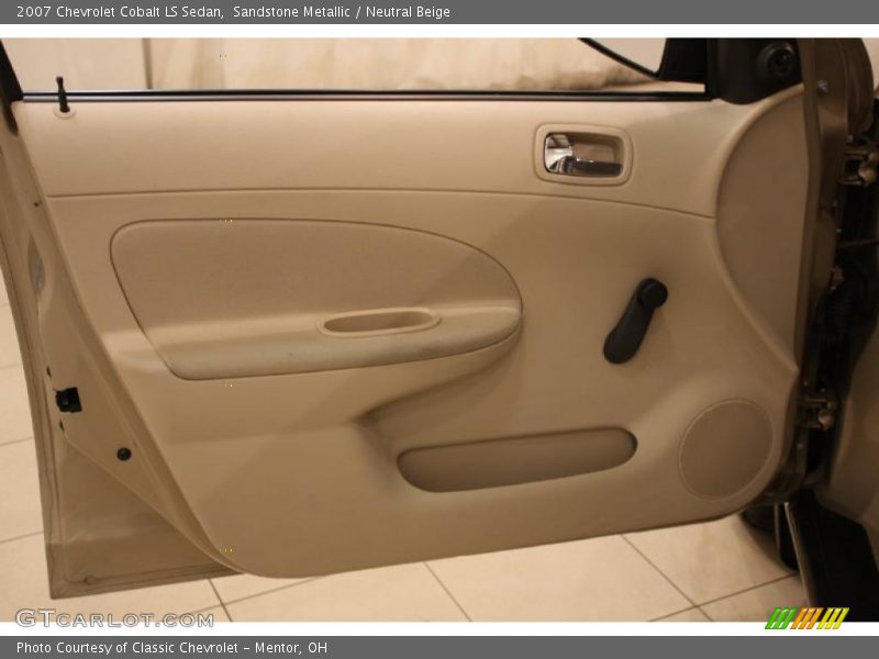 Sandstone Metallic / Neutral Beige 2007 Chevrolet Cobalt LS Sedan