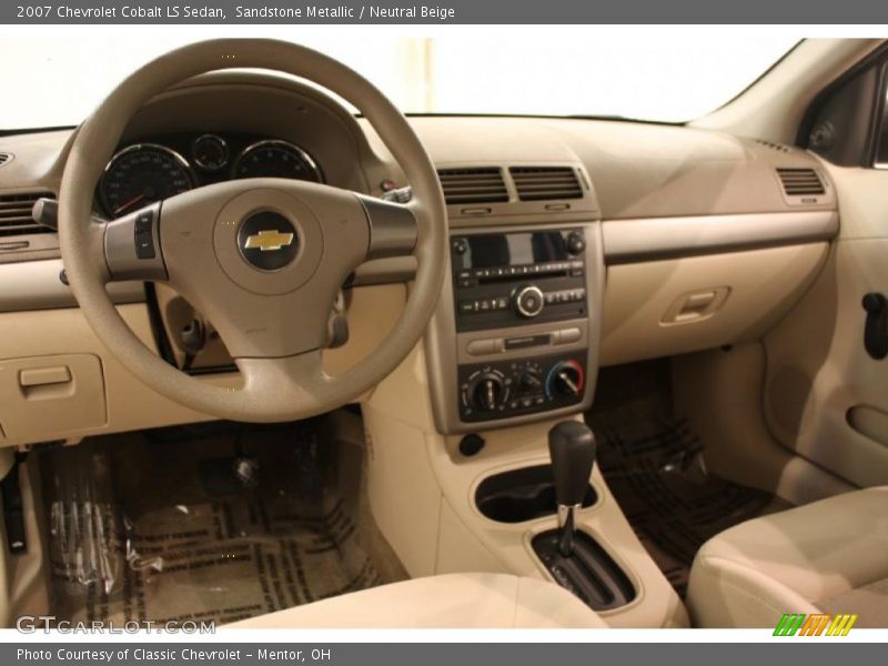 Sandstone Metallic / Neutral Beige 2007 Chevrolet Cobalt LS Sedan