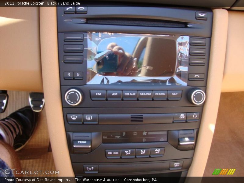 Controls of 2011 Boxster 