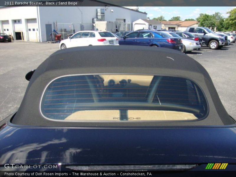 Black / Sand Beige 2011 Porsche Boxster