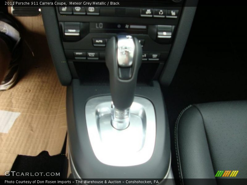 Meteor Grey Metallic / Black 2011 Porsche 911 Carrera Coupe