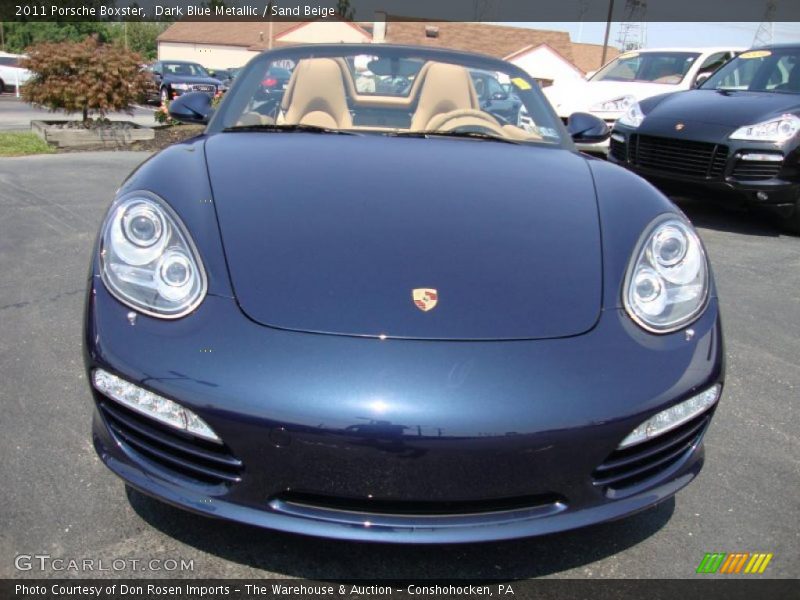 Dark Blue Metallic / Sand Beige 2011 Porsche Boxster