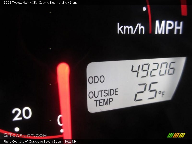 Cosmic Blue Metallic / Stone 2008 Toyota Matrix XR