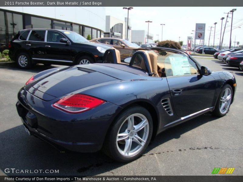 Dark Blue Metallic / Sand Beige 2011 Porsche Boxster