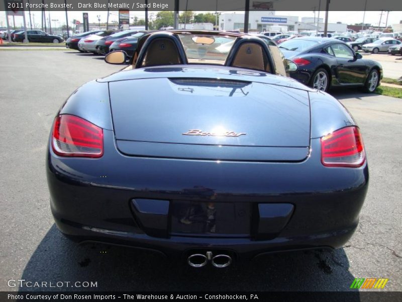 Dark Blue Metallic / Sand Beige 2011 Porsche Boxster