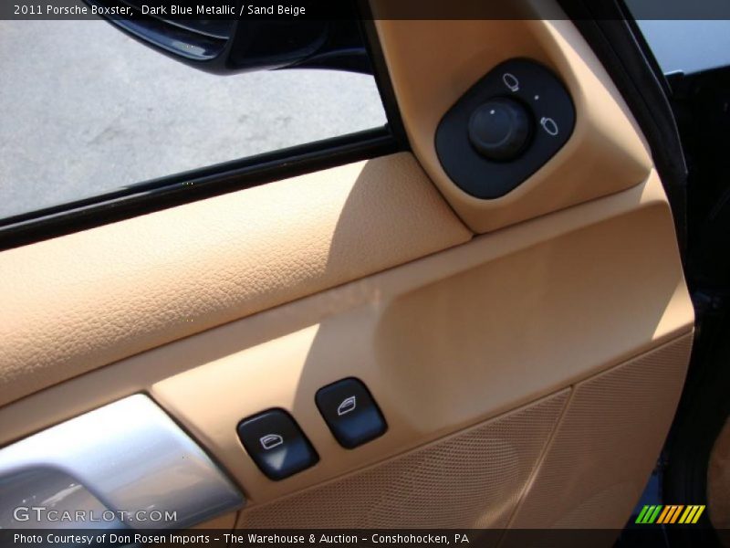 Dark Blue Metallic / Sand Beige 2011 Porsche Boxster