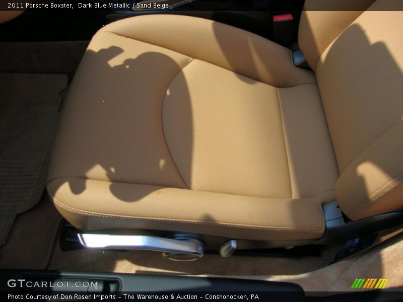 Dark Blue Metallic / Sand Beige 2011 Porsche Boxster