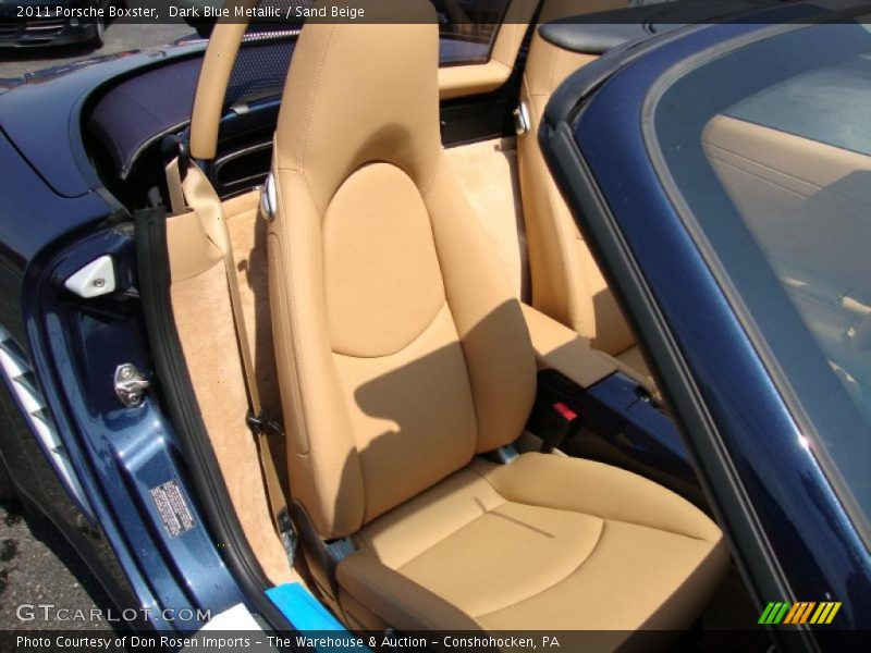 Dark Blue Metallic / Sand Beige 2011 Porsche Boxster