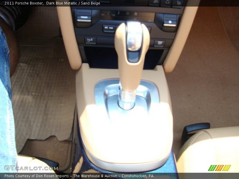 Dark Blue Metallic / Sand Beige 2011 Porsche Boxster