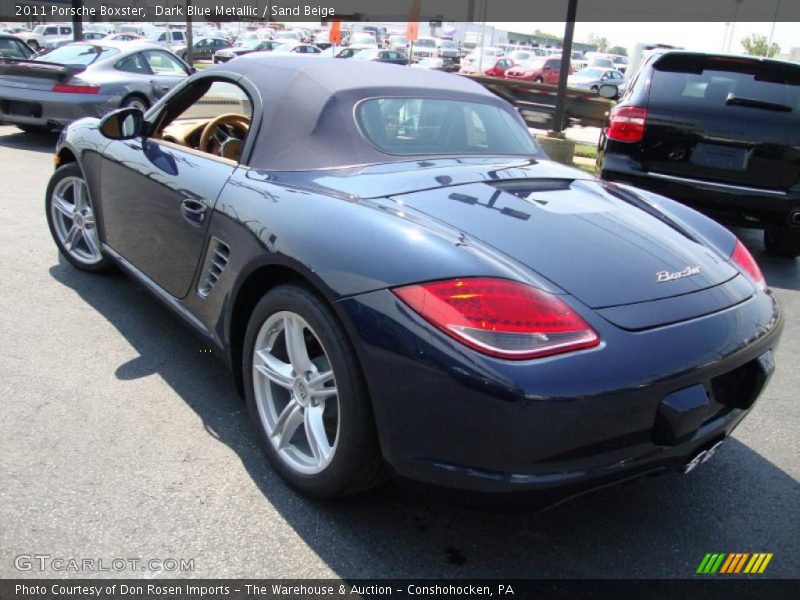 Dark Blue Metallic / Sand Beige 2011 Porsche Boxster