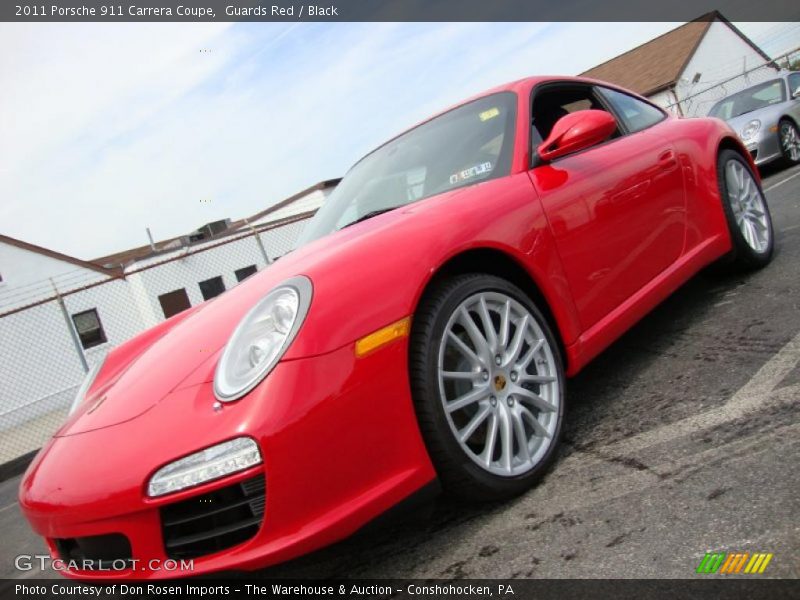 Guards Red / Black 2011 Porsche 911 Carrera Coupe