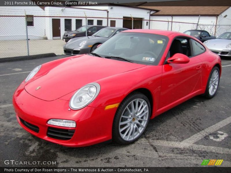 Front 3/4 View of 2011 911 Carrera Coupe