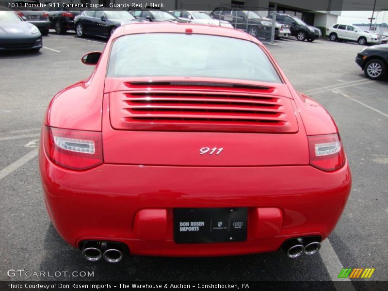 Guards Red / Black 2011 Porsche 911 Carrera Coupe