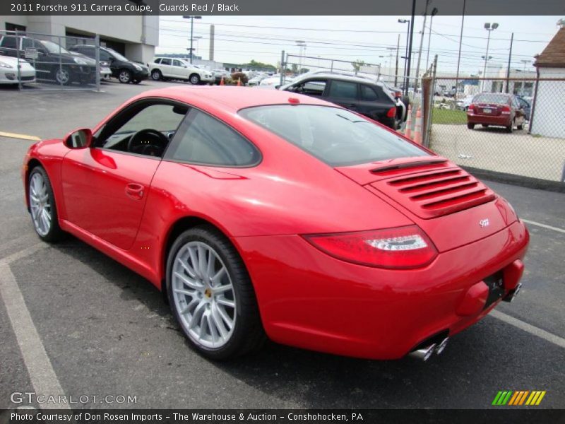 Guards Red / Black 2011 Porsche 911 Carrera Coupe