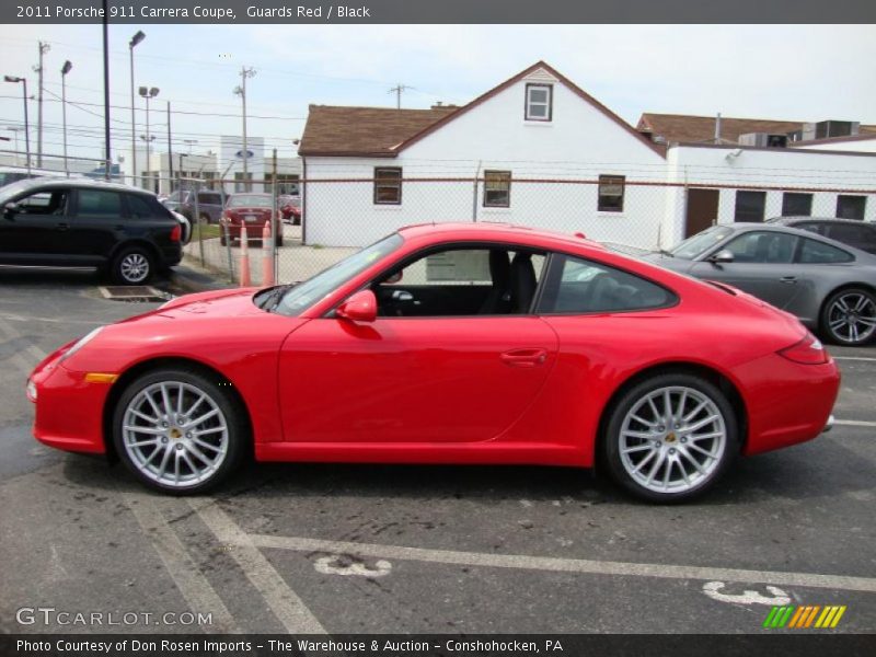 Guards Red / Black 2011 Porsche 911 Carrera Coupe