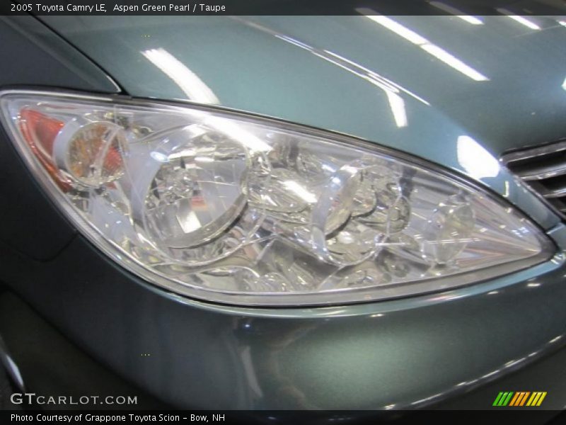Aspen Green Pearl / Taupe 2005 Toyota Camry LE
