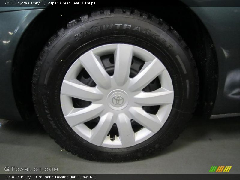 Aspen Green Pearl / Taupe 2005 Toyota Camry LE