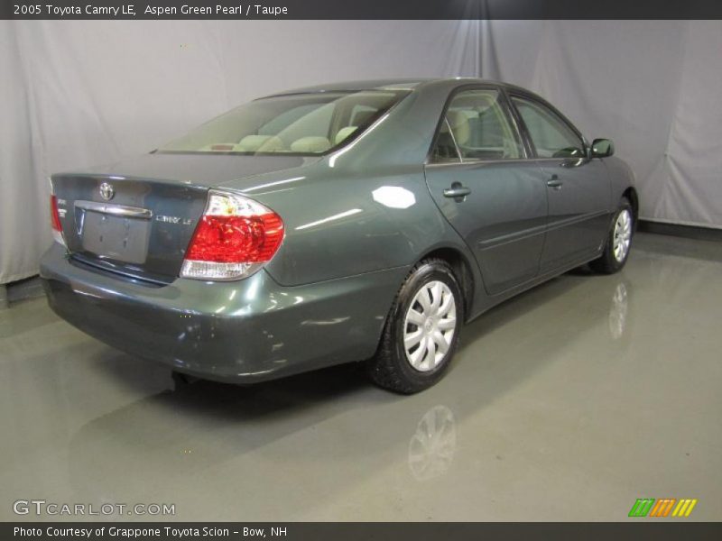 Aspen Green Pearl / Taupe 2005 Toyota Camry LE