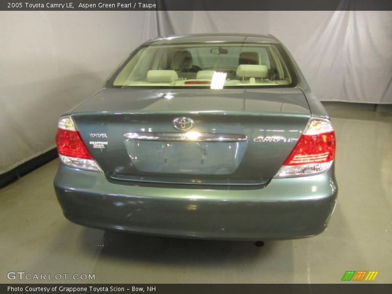 Aspen Green Pearl / Taupe 2005 Toyota Camry LE