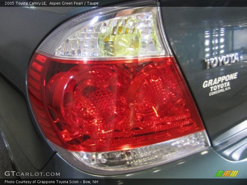 Aspen Green Pearl / Taupe 2005 Toyota Camry LE
