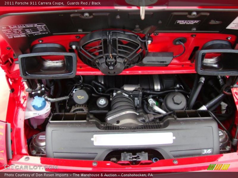  2011 911 Carrera Coupe Engine - 3.6 Liter DFI DOHC 24-Valve VarioCam Flat 6 Cylinder